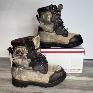 Rocky Thinsulate Ultra Camo Boots Big Boys 7Y Hunting Camouflage
